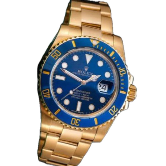 Rolex Submariner Blue Dial Steel Bracelet Swiss Automatic Watch
