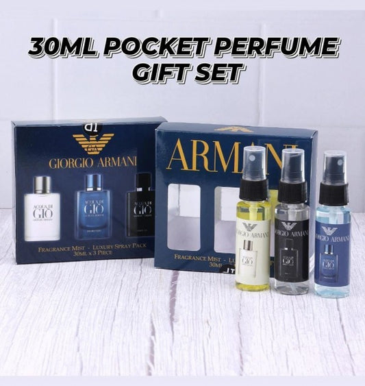 Giorgio Armani Pocket Perfume Gift Set of 3