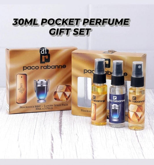 Paco Rabanne Pocket Perfume Gift Set of 3