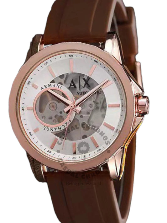 armani exchange AX1726 WHITE AND BROWN