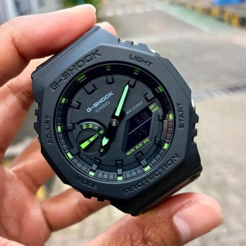 G SHOCK BLACK AND RADIAM WATCH FOR MAN AND WOMEN